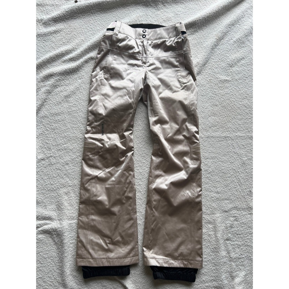 Rossignol Womens Champagne Gold Metallic Ski Snowboard Pants Size S FR 38 EU 36